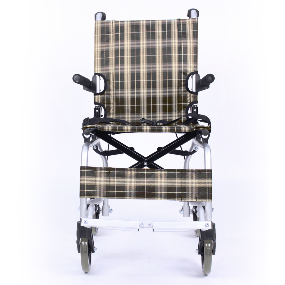 รถเข็นวีลเชร์ MEDILA VOYAGE DY019003LABJ อลูมิเนียม น้ำหนักเบา (ขึ้นเครื่องบินได้) _3